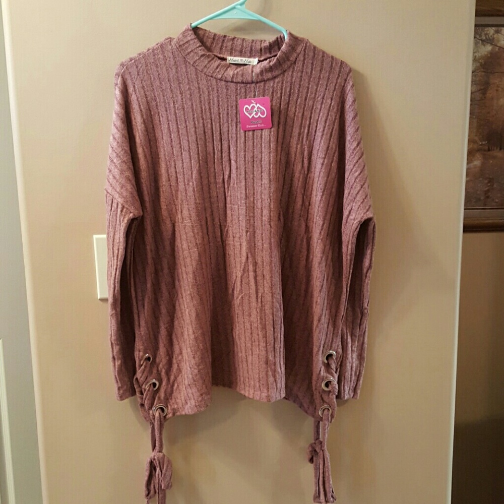 Heart and Hips brand oversized sweater. NWT.